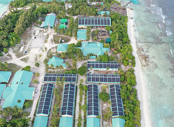 马尔代夫4.6MW“光伏-柴发”微电网系统